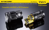 Фонарь Nitecore TM15 (3xCree XM-L2, 2650 люмен, 5 режима, 1-4x18650)