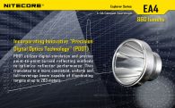 Фонарь Nitecore EA4 PIONEER (Cree XM-L U2, 860 люмен, 7 режимов, 4xAA), теплый белый