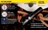 Фонарь Nitecore EC25w COBRA (CREE XM-L2 T6, 860 люмен, 8 режимов, 1x18650), нейтральный белый