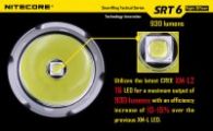 Фонарь Nitecore SRT6 Night Officer (Cree XM-L2 T6, 930 люмен, 5 режимов, 1x18650), черный