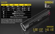 Фонарь Nitecore EC4S (Cree XHP50, 2150 люмен, 8 режимов, 2x18650)
