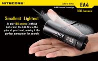 Фонарь Nitecore EA4 PIONEER (Cree XM-L U2, 860 люмен, 7 режимов, 4xAA), теплый белый