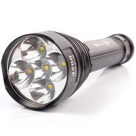 Фонарь TrustFire TR-J12 (5xCree XM-L, 4500 люмен, 5 режимов, 2/3x18650/26650), комплект в коробке