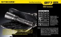 Фонарь Nitecore SRT7 Revenger (Cree XM-L2 T6, 960 люмен, 9 режимов, 1x18650), военный серый
