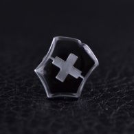 Значок Victorinox "Swiss emblem", черный 4.1888.3