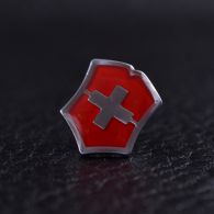 Значок Victorinox "Swiss emblem", красный 4.1888