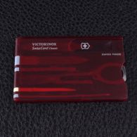 Набор Victorinox Swisscard (82х54х4мм, 10 функций), красный 0.7100.T