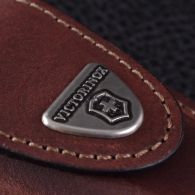 Чехол для ножей Victorinox (84-91мм, 2-4 слоя) на липучке, кожаный, коричневый 4.0533