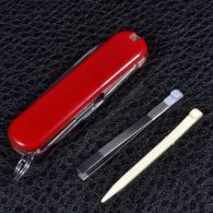 Нож складной, мультитул Victorinox Classic (58мм, 7 функций), красный 0.6203