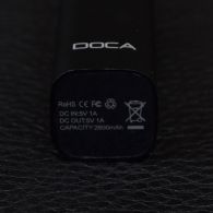 Внешнее зарядное устройство Power Bank DOCA D516 (2600mAh), черный