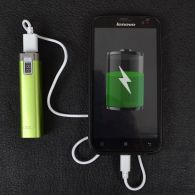 Внешнее зарядное устройство Power Bank DOCA D516 (2600mAh), зеленый