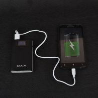 Внешнее зарядное устройство Power Bank DOCA D563 (10000mAh), чёрный