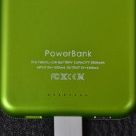 Внешнее зарядное устройство Power Bank DOCA T5 для iPhone 5/5s (2800mAh), зелёный