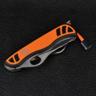 Нож складной, мультитул Victorinox Hunter Xt One Hand (111мм, 6 функций), оранжево-черный 0.8341.MC9