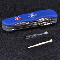 Нож складной, мультитул Victorinox Skipper (111мм, 17 функций), синий 0.9093.2W