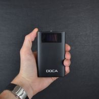 Внешнее зарядное устройство Power Bank DOCA D563 (10000mAh), чёрный