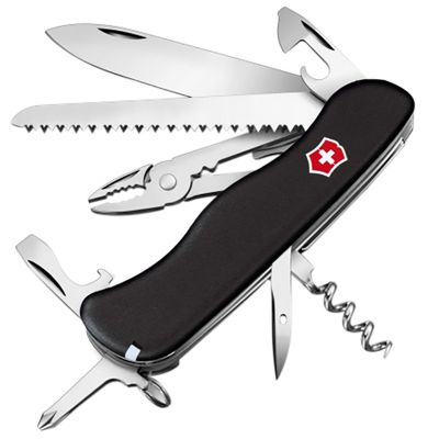 Нож складной, мультитул Victorinox Atlas (111мм, 16 функций), черный 0.9033.3 ― fonarik.in.ua