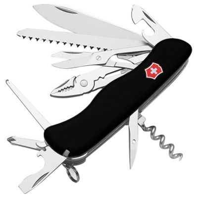 Нож складной, мультитул Victorinox Hercules (111мм, 18 функций), черный 0.9043.3 ― fonarik.in.ua