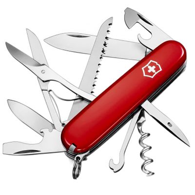 Нож складной, мультитул Victorinox Huntsman (91мм,18 функций), красный 1.3715 ― fonarik.in.ua