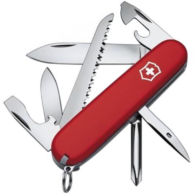 Нож складной, мультитул Victorinox Hiker (91мм,12 функций), красный 1.4613 ― fonarik.in.ua