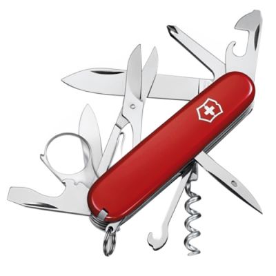 Нож складной, мультитул Victorinox Explorer (91мм,16 функций), красный 1.6703 ― fonarik.in.ua