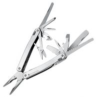 Мультитул Victorinox Swisstool Spirit (105мм,11 элементов), с кожаным чехлом 3.0227.L1