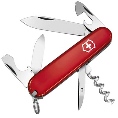 Нож складной, мультитул Victorinox Spartan EcoLine (91мм,12 функций), красный 3.3603 ― fonarik.in.ua