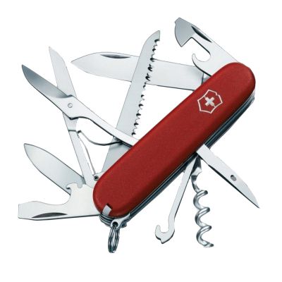 Нож складной, мультитул Victorinox Huntsman Ecoline (91мм,15 функций), красный 3.3713 ― fonarik.in.ua