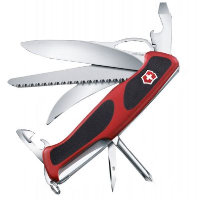 Нож складной, мультитул Victorinox Rangergrip 57 Hunter One Hand (130мм, 13 функций) 0.9583.MC ― fonarik.in.ua