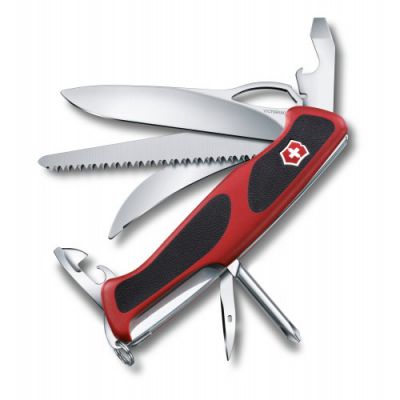 Нож складной, мультитул Victorinox Rangergrip 58 Hunter One Hand (130мм, 13 функций) 0.9683.MC ― fonarik.in.ua