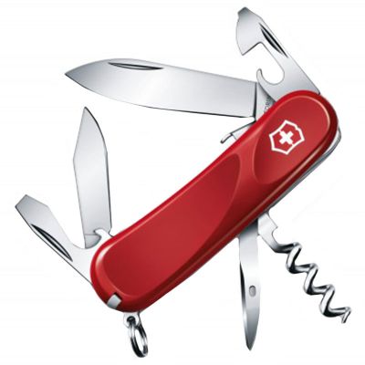 Нож складной, мультитул Victorinox Evolution S101 (85мм, 12 функций), красный 2.3603.SE ― fonarik.in.ua
