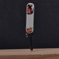 Нож складной, мультитул Victorinox Classic SD Ukraine Козак (58мм, 7 функций), белый 0.6223.7R2