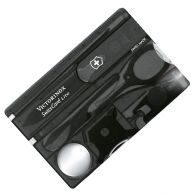 Набор Victorinox Swisscard Lite с фонариком (82х54х4мм, 12 функций), черный 0.7333.T3