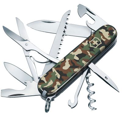 Нож складной, мультитул Victorinox Huntsman (91мм,15 функций), камуфляж 1.3713.94 ― fonarik.in.ua