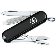 Нож складной, мультитул Victorinox Classic SD (58мм, 7 функций), черный 0.6223.3