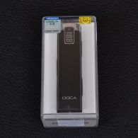 Внешнее зарядное устройство Power Bank DOCA D516 (2600mAh), черный