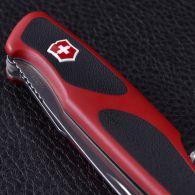Нож складной, мультитул Victorinox Rangergrip 55 (130мм, 12 функций), красно-черный 0.9563.C