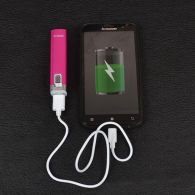 Внешнее зарядное устройство Power Bank DOCA D516 (2600mAh), розовый