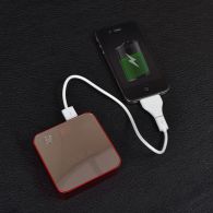 Внешнее зарядное устройство Power Bank DOCA D525 (8400mAh), красный