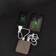 Внешнее зарядное устройство Power Bank DOCA D525 (8400mAh), красный