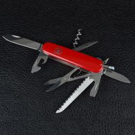 Нож складной, мультитул Victorinox Huntsman (91мм,15 функций), красный 1.3713