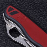 Нож складной, мультитул Victorinox Nomad One Hand (111мм, 11 функций), красный 0.8351.MWC