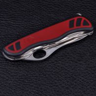 Нож складной, мультитул Victorinox Nomad One Hand (111мм, 11 функций), красный 0.8351.MWC