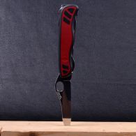 Нож складной, мультитул Victorinox Nomad One Hand (111мм, 11 функций), красный 0.8351.MWC