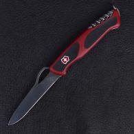 Нож складной, мультитул Victorinox Rangergrip 63 One Hand (130мм, 5 функций), красно-черный 0.9523.M