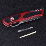 Нож складной, мультитул Victorinox Rangergrip 63 One Hand (130мм, 5 функций), красно-черный 0.9523.M