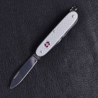 Нож складной, мультитул Victorinox Farmer (93мм, 9 функций), серебряный 0.8241.26