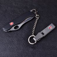 Брелок, подвеска на ремень Victorinox Multiclip, с цепочкой и карабином 4.1859