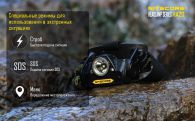 Фонарь налобный Nitecore HA20 (Cree XP-G2, 300 люмен, 10 режимов, 2хAA)