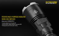 Фонарь Nitecore MH27 (Сree XP-L HI V3, 1000 люмен, 13 режимов, 1х18650, USB)